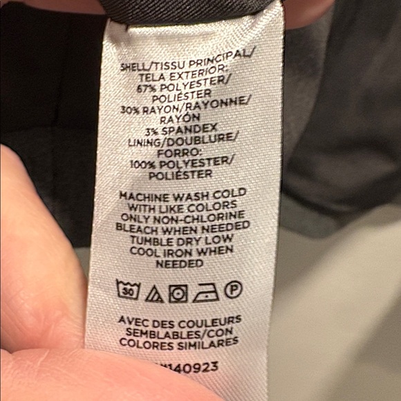 LOFT Charcoal Double-Breasted Blazer - Picture 4 of 6